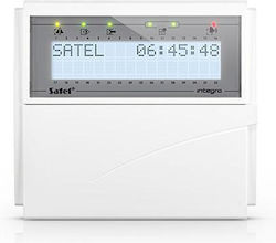 Satel Security Access-Control Keypad with Screen White INT-KLCD-W