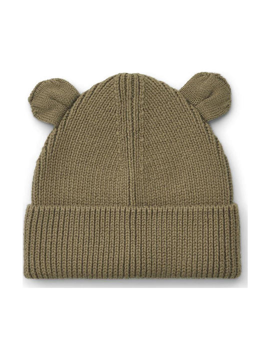 Liewood Gina Kinder Mütze Gestrickt Khaki