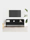 Stand TV Metalic Negru L100xA34.5xÎ40cm