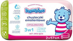 Bambino Mio Baby Wipes 2x57pcs