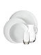 Lubiana White Porcelain Dinnerware Set 27pcs