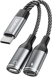 Dudao L13C+ USB-C male σε USB-C 2x female