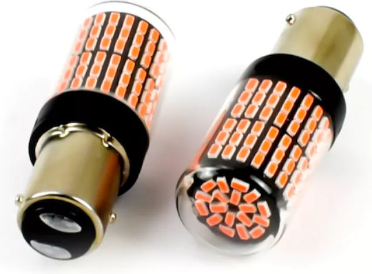 Lampen Auto P21/5W-BAY15D-1157 Canbus LED Rot 12V 2Stück
