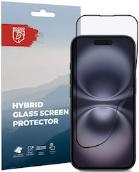 Rosso Tempered Glass Black (iPhone 16)