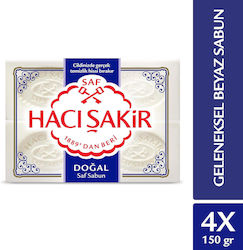 Hacı Şakir Παραδοσιακό Σαπούνι Μπάνιου 150 Γρ Χ 4τμχ Hacı Şakir Παραδοσιακό Σαπούνι Μπάνιου 150 Γρ Χ 4τμχ