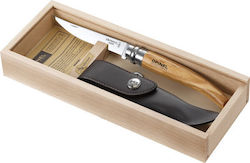 Opinel No.10 Beige Pocket Knife with Sheath