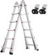 Vevor Telescoping Ladder A Frame 20 Ft Extension Multi-Function Homework
