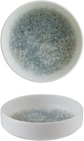 Ocean Serving Bowl Round made of Porcelain Blue with Diameter 10cm 12pcs