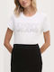 Logo Women's T-shirt White / Silver