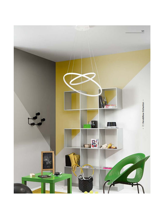 Fan Europe Axis Deckenleuchte Weiß LED mit Kaltweißem Licht 60cm