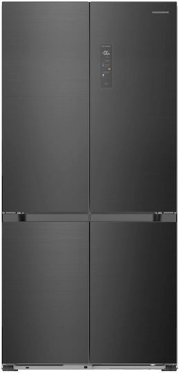 Heinner 505lt Total NoFrost Î190.2xL90.5xA59.7cm. Inox HSBS-HM505MDSINFDXE++