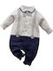 TakTakBaby Babystrampler Langärmliges Dark Blue/Grey