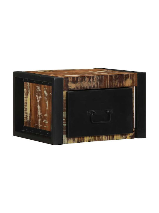 Κομοδίνο από Μασίφ Ξύλο Πολύχρωμο 40x35x25cm 4015946