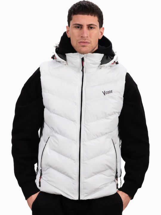 Ice Tech Ärmellos Jacke Puffer Winddicht White
