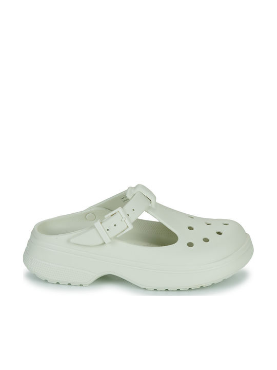 Crocs Classic Mary Jane Women's Clogs White