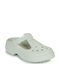 Crocs Classic Mary Jane Γυναικεία Σαμπό Λευκά