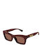Gucci Women's Sunglasses with Burgundy Plastic Frame and Burgundy Lens GG1773S 003