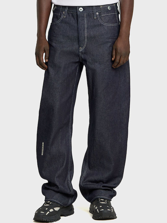 Bend 3d Men's Jeans Pants with Loose Fit Raw Denim