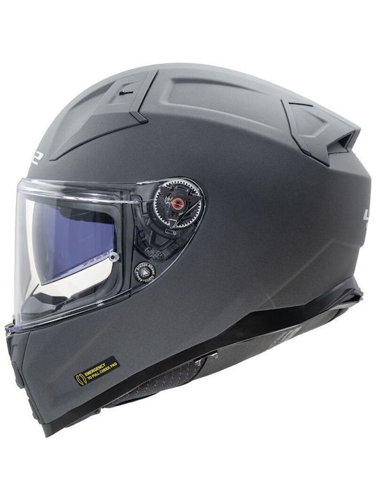 LS2 FF811 Vector II Solid Matt Concrete Motorra...