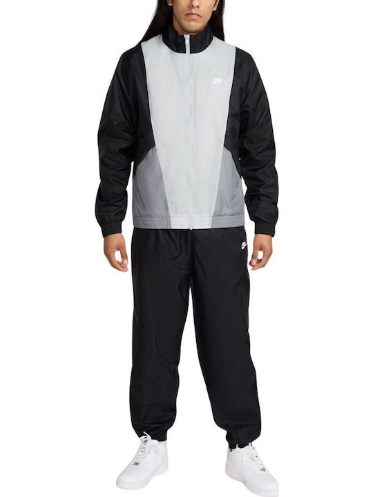 Nike Club Woven Tracksuit Tracksuit with Elastic Black, Smoke Grey