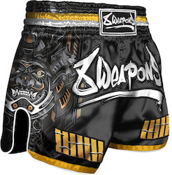 Muay Thai Shorts 8 Weapons Samurai 2.0 Gold
