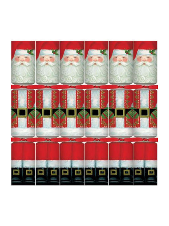 Caspari Set Weihnachtliche Knallbonbons 6Stück