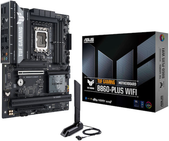 Asus TUF Gaming B860-Plus WIFI Motherboard ATX με Intel 1851 Socket 90MB1JL0-M0EAY0