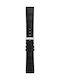 Morellato Leather Strap Black 16mm