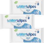 WaterWipes Μωρομάντηλα με 99.9% Νερό, χωρίς Οινόπνευμα & Parabens 3x180τμχ