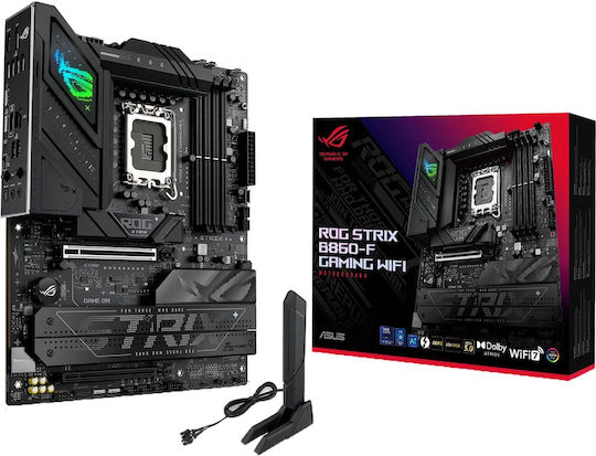 Asus Rog Strix B860-F Gaming WIFI Motherboard ATX με Intel 1851 Socket 90MB1JG0-M0EAY0