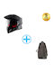 Axor X-Cross Dual + Gift Crossbody Bag Black Red Matte Motorcycle Helmet On-Off ECE 22.06 1600gr