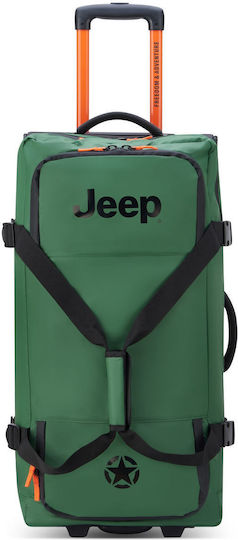 Delsey Jeep Sack Voyage 64lt Elm Green with Wheels Fabric L72xW29.5xH36.5cm