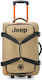 Delsey Jeep Σακ Βουαγιάζ 38lt Warm Sand με Ρόδε...
