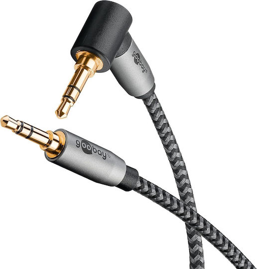 Goobay Καλώδιο Ήχου 3.5mm male - 3.5mm male Μαύρο 3m 65282