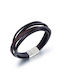 Herren Armband aus Leder 21cm