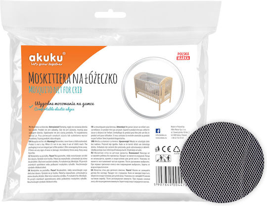 Akuku Baby Mosquito Net for Crib White