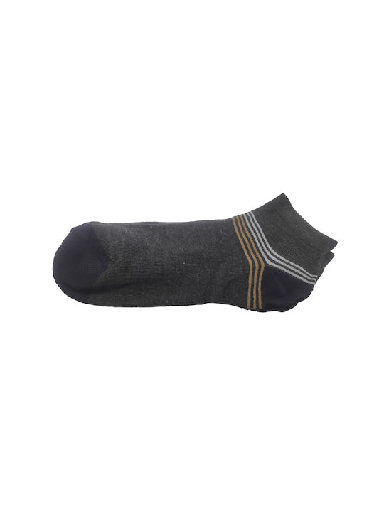 Men's Socks Stripes Anthracite 8086-41a