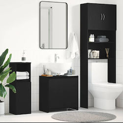 vidaXL Bathroom Cabinet L60xW33xH60cm Black