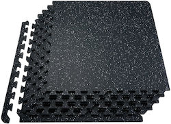 Vevor Ελαστικό Σετ Δάπεδο με 25 Πλακάκια 14mm Μ63.5xΠ63.5εκ. Μαύρο EVAQXJSHSDZXOXDELV0 Vevor Ελαστικό Σετ Δάπεδο με 25 Πλακάκια 14mm Μ63.5xΠ63.5εκ. Μαύρο EVAQXJSHSDZXOXDELV0
