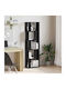 Shelf Floor Black Oak 45x24x159cm