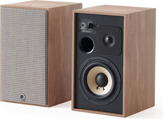 Elipson Heritage XLS 7 Ζεύγος Ηχείων Hi-Fi Βιβλιοθήκης 90W 2 Δρόμων Light Oak