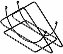 H&S Collection Metallic Black Napkin Holder 13.7x6.2x7.7cm 7357807190