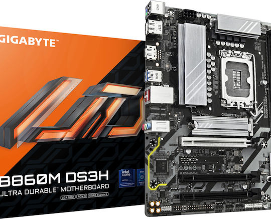 Gigabyte B860M DS3H Motherboard Micro ATX με Intel 1851 Socket