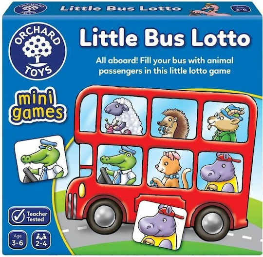 Board Game Little Bus Lotto for 2-4 Players 3+ Years Old (FR) Orchard