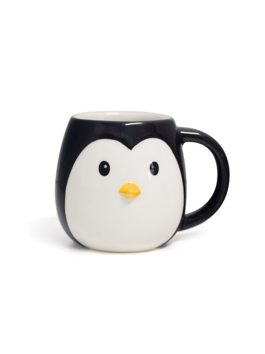 Penguin Mug White Black Ceramic Mug Pingo Balvi 26793
