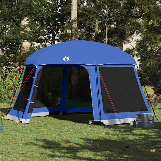 vidaXL Camping Tent Blue 512x458x255cm