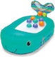 Infantino Aufblasbares Baby Badewanne mit Thermometer Türkis