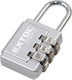 Extol Padlock Brass Combination 3.5mm 1pcs