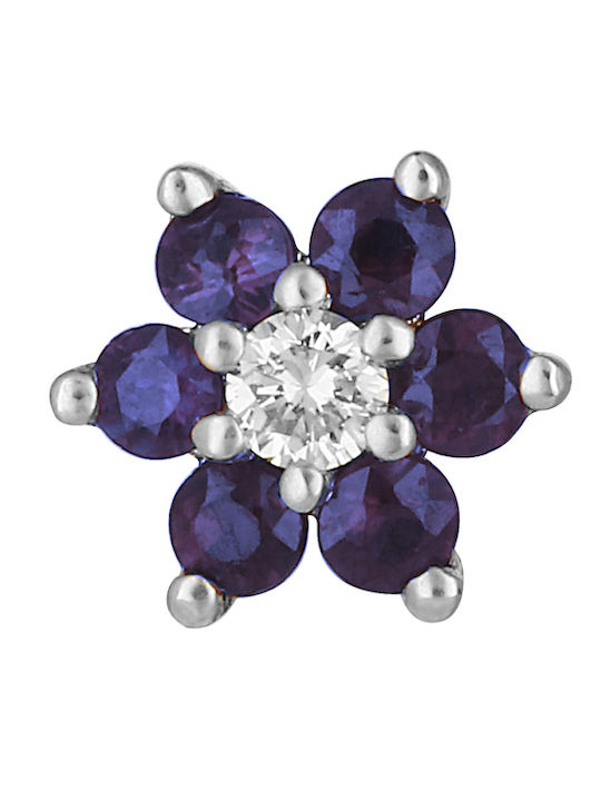 Nose Earring in 18K Platinum