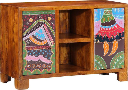 Sideboard made of Solid Wood Colorful 90x35x60cm Sideboard made of Solid Wood Colorful 90x35x60cm